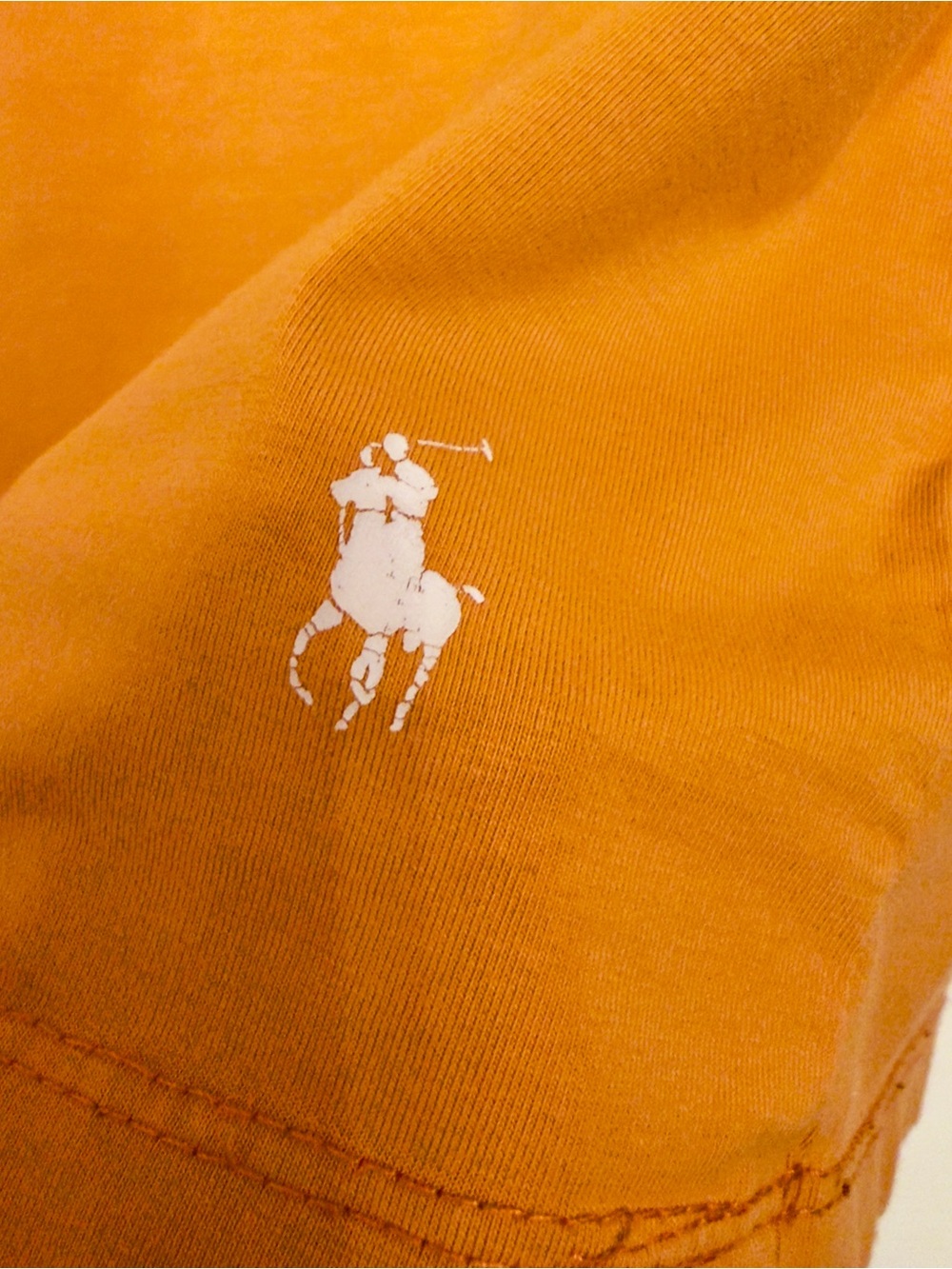 Polo Ralph Lauren Crewneck Tshirt Orange Mens Size XL - Picture 4 of 10